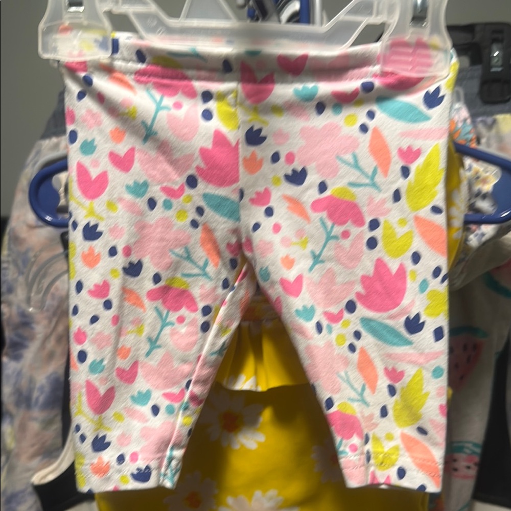 Carter's Multicolor Floral Baby Leggings